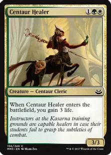 《ケンタウルスの癒し手/Centaur Healer》[MM3] 金C