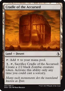 《呪われた者の揺り籠/Cradle of the Accursed》[AKH] 土地C