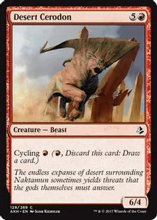 《砂漠セロドン/Desert Cerodon》[AKH] 赤C