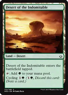 《不屈の砂漠/Desert of the Indomitable》[HOU] 土地C