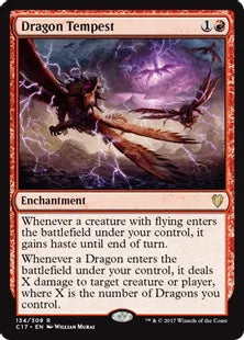 《龍の大嵐/Dragon Tempest》[C17] 赤R