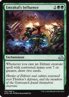 《エムラクールの影響/Emrakul's Influence》[EMN] 緑U