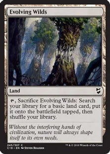 《進化する未開地/Evolving Wilds》[C18] 土地C