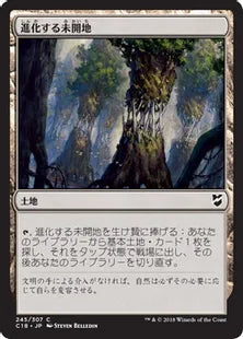 《進化する未開地/Evolving Wilds》[C18] 土地C