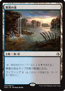 《異臭の池/Fetid Pools》[AKH] 土地R