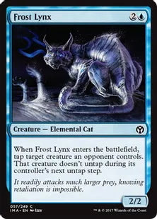 《霜のオオヤマネコ/Frost Lynx》[IMA] 青C