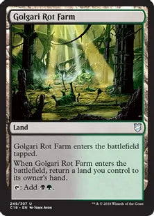 《ゴルガリの腐敗農場/Golgari Rot Farm》[C18] 土地U