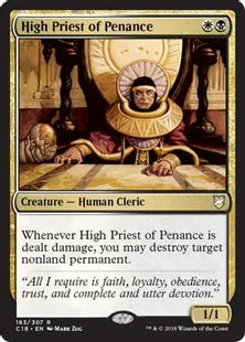 《贖罪の高僧/High Priest of Penance》[C18] 金R