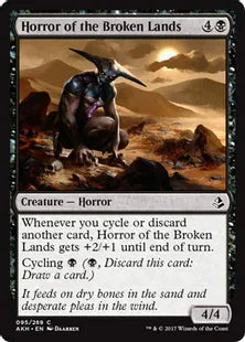《遺棄地の恐怖/Horror of the Broken Lands》[AKH] 黒C