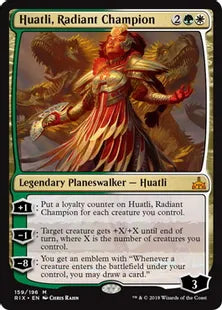 《光輝の勇者、ファートリ/Huatli, Radiant Champion》[RIX] 金R