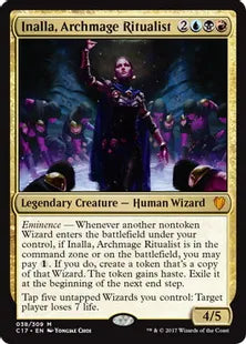 《儀式の大魔導師、イナーラ/Inalla, Archmage Ritualist》[C17] 金R