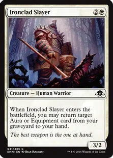 《鉄覆いの処刑者/Ironclad Slayer》[EMN] 白C