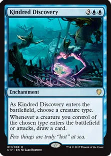 《同族の発見/Kindred Discovery》[C17] 青R