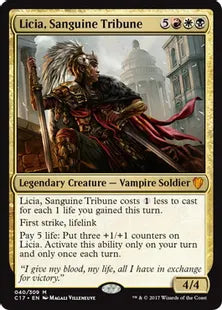 《血滾りの司令官、リシア/Licia, Sanguine Tribune》[C17] 金R