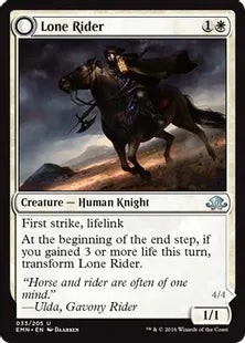 《単体騎手/Lone Rider》/《同体騎手/It That Rides as One》[EMN] 白U