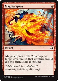 《マグマのしぶき/Magma Spray》[AKH] 赤C