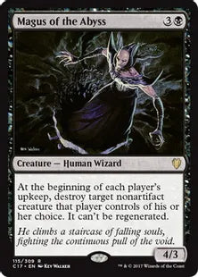 《深淵の大魔術師/Magus of the Abyss》[C17] 黒R