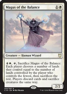 《天秤の大魔術師/Magus of the Balance》[C18] 白R