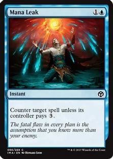 《マナ漏出/Mana Leak》[IMA] 青C