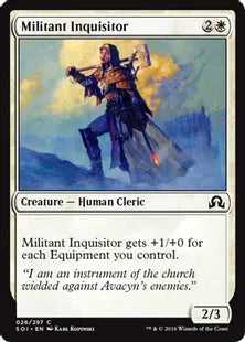 《戦闘的な審問官/Militant Inquisitor》[SOI] 白C
