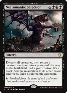 《屍術淘汰/Necromantic Selection》[C17] 黒R