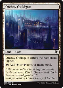 《オルゾフのギルド門/Orzhov Guildgate》[C17] 土地C