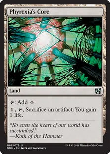 《ファイレクシアの核/Phyrexia's Core》[EvI] 土地U