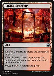 《ラクドスの肉儀場/Rakdos Carnarium》[IMA] 土地U