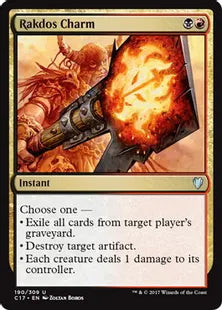 《ラクドスの魔除け/Rakdos Charm》[C17] 金U