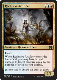 《隠棲した工匠/Reclusive Artificer》[EvI] 金U