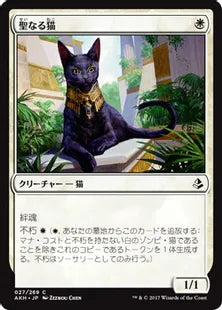 《聖なる猫/Sacred Cat》[AKH] 白C