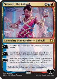 《天智、サヒーリ/Saheeli, the Gifted》[C18] 金R