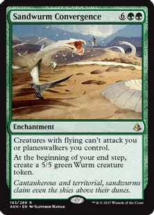 《サンドワームの収斂/Sandwurm Convergence》[AKH] 緑R