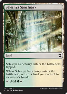 《セレズニアの聖域/Selesnya Sanctuary》[C18] 土地C