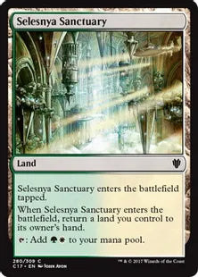 《セレズニアの聖域/Selesnya Sanctuary》[C17] 土地C