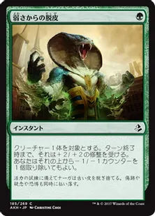 《弱さからの脱皮/Shed Weakness》[AKH] 緑C