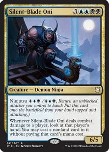 《静刃の鬼/Silent-Blade Oni》[C18] 金R