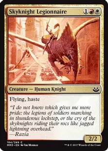 《空騎士の軍団兵/Skyknight Legionnaire》[MM3] 金C
