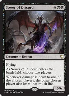 《不和蒔き/Sower of Discord》[C18] 黒R