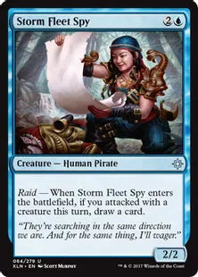 《風雲艦隊のスパイ/Storm Fleet Spy》[XLN] 青U