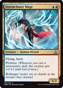 《嵐追いの魔道士/Stormchaser Mage》[OGW] 金U