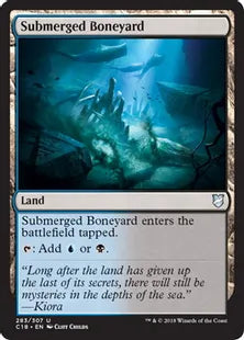 《水没した骨塚/Submerged Boneyard》[C18] 土地U