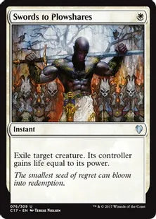 《剣を鍬に/Swords to Plowshares》[C17] 白U