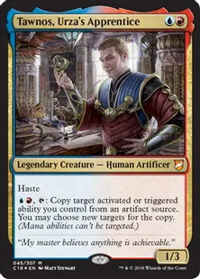 《ウルザの弟子、タウノス/Tawnos, Urza's Apprentice》[C18] 金R