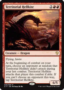 《領空のヘルカイト/Territorial Hellkite》[C17] 赤R