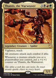 《戦争織り、タンティス/Thantis, the Warweaver》[C18] 金R