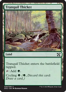 《平穏な茂み/Tranquil Thicket》[EvI] 土地C