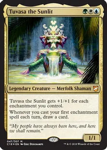 《日照のトゥヴァーサ/Tuvasa the Sunlit》[C18] 金R