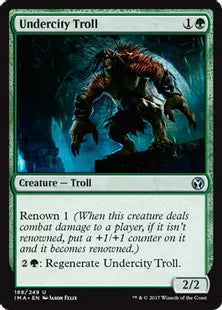 《地底街のトロール/Undercity Troll》[IMA] 緑U