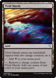 《鮮烈な湿地/Vivid Marsh》[C17] 土地U